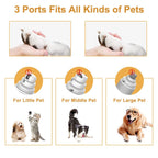 Dog Nail Grinder, Rechargeable Dog Nail Trimmer Adjustable Speed Electric Powerful Pet Nail File Quiet Painless Paws Groomer Smoother for Small Medium Large Dogs Cats