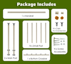 No-Drill Window Safety Bars for Kids, Cats & Dogs - Secure Home Protection, Adjustable, Easy Installation, Childproof Guardian, Pet Safety Gate