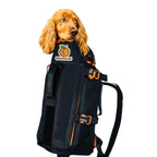 The Maxine One Medium Dog Carrier | Dog Backpack Carrier for Medium Sized Breeds | Adjustable Front Facing Pet Carrier for Travel | Dog Hiking Backpack - Bark After Dark Black