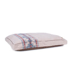 Pendleton Berber Dog Bed, Plush Pet Napper with Faux Suede Reverse and Removable Washable Cover, Rectangle Pet Bed, Large, Harding Tonal Natural
