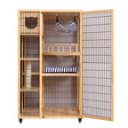 Animal Cage Cat Villa Wood Cage Extra Large Pet Home Indoor Cat Enclosure