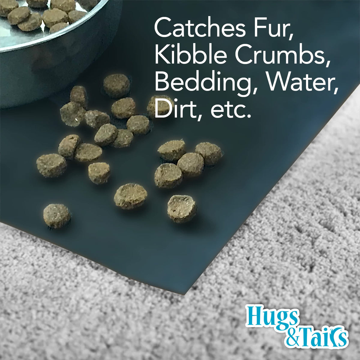 Under Pet Cage Mat for Bird Cages, Reptile Aquariums, Dog Kennels, Water-Resistant Pad for Hard Floors and Surfaces, 46 Inches x 96 Inches, Clear
