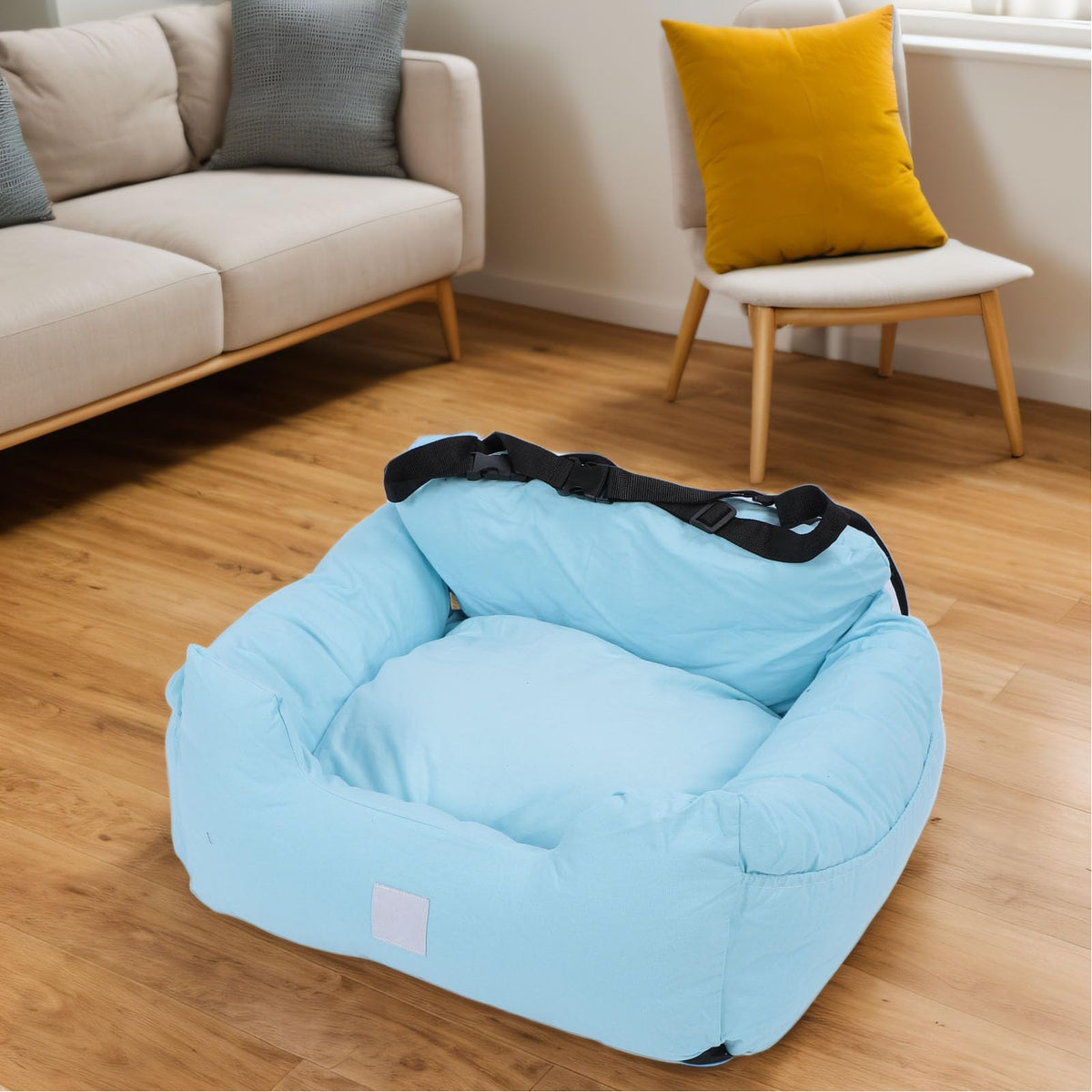 Pet Booster Car Seats Breathable Dog Car Seat Booster with Secure Straps for Small Medium Cats, Portable Pet Travel Carrier, Convenient and Practical Design