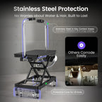 Electric Dog Grooming Table with Memory Function and Grooming Lights