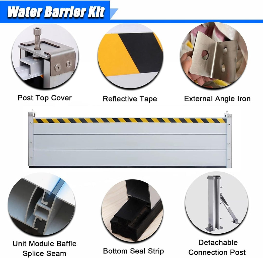 Backyard Water Barrier Gates - Durable Outdoor Safety Fences, Weather-Resistant, Easy Installation, Ideal for Home and Garden Protection, Pet and Kid-Friendly