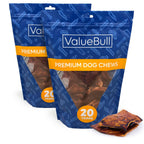 ValueBull USA Beef Rawhide Chips for Dogs, Chicken, 400 Count