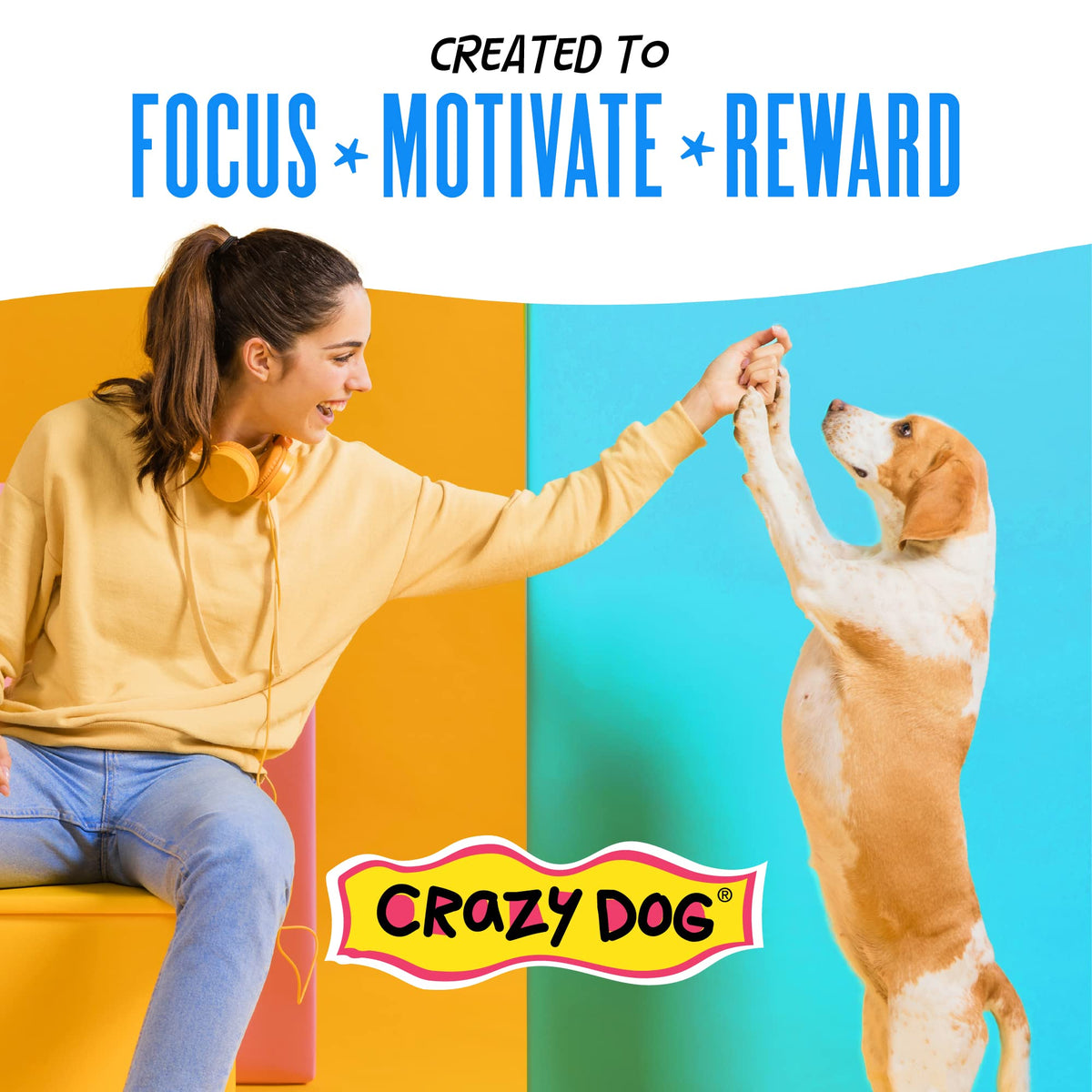 Crazy Dog Train-Me! Training Treats 16 oz. Bag, Bacon Flavor, with 400 Treats per Bag, Recommended by Dog Trainers (Pack of 12)