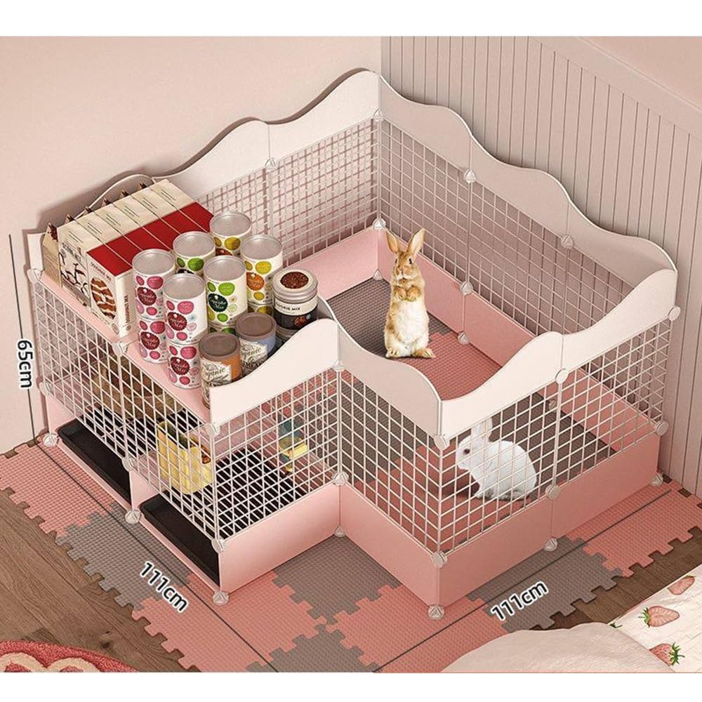 Toys for Birds Spacious Outdoor Pet Rabbit Cage - Create a Dream Home Villa with an Inviting Nest for Your Furry Friends for Home Use