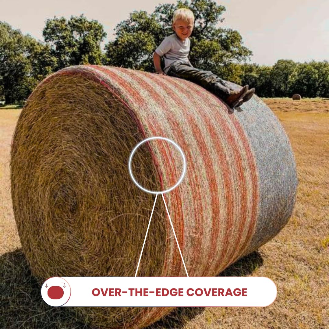 Freedom Round Bale Net Wrap, 48 in x 9,840 ft, Fits 4 ft - 8 Roll