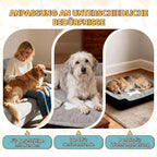 Large Dog Bed Soft Non-Slip Couch with Blanket