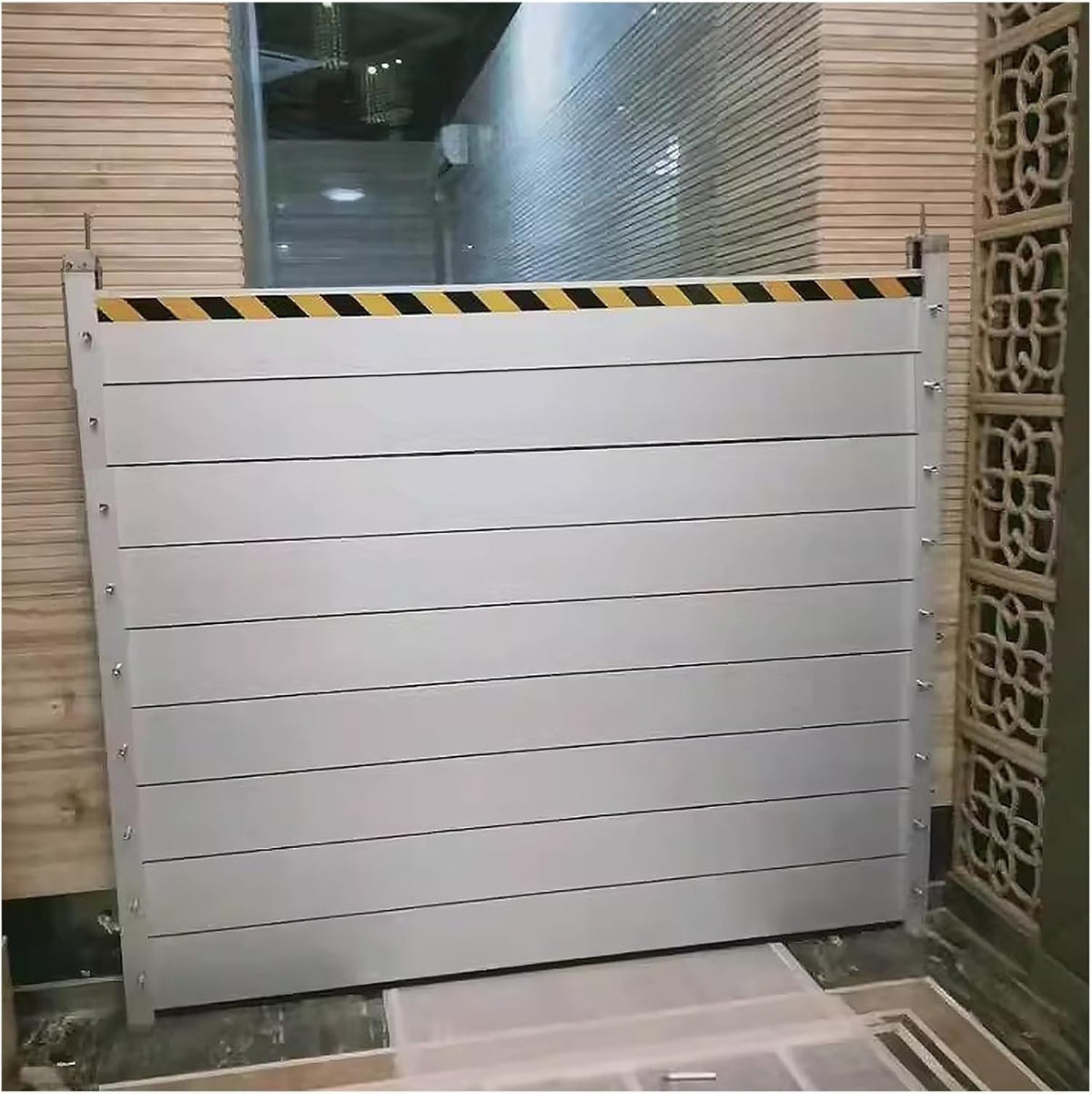 Backyard Water Barrier Gates - Durable Outdoor Safety Fences, Weather-Resistant, Easy Installation, Ideal for Home and Garden Protection, Pet and Kid-Friendly
