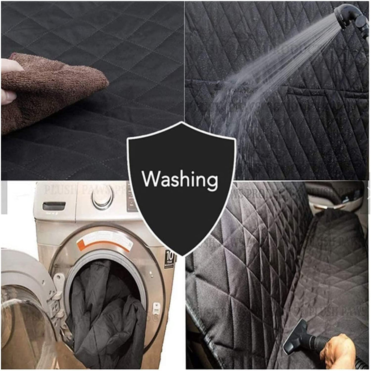 Dog Seat Cover for Back Seat, Waterproof Dog Car Seat Covers with Mesh Window, Scratch Prevent Antinslip Dog Car Hammock, Car Seat Covers for Dogs