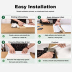 Recessed Display Cabinet Trim with Internal Support Rib, PVC
