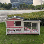 Rabbit Hutch Premium Outdoor Pet Rabbit Cage The Perfect Home Villa & Snuggly Nest for Your Beloved Bunny