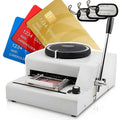 Custom Dog Tag Embosser Machine - 72 Character Capacity with 30 Aluminum Tags & PVC Cards - Effortlessly Create Personalized Dog Tags for Pets