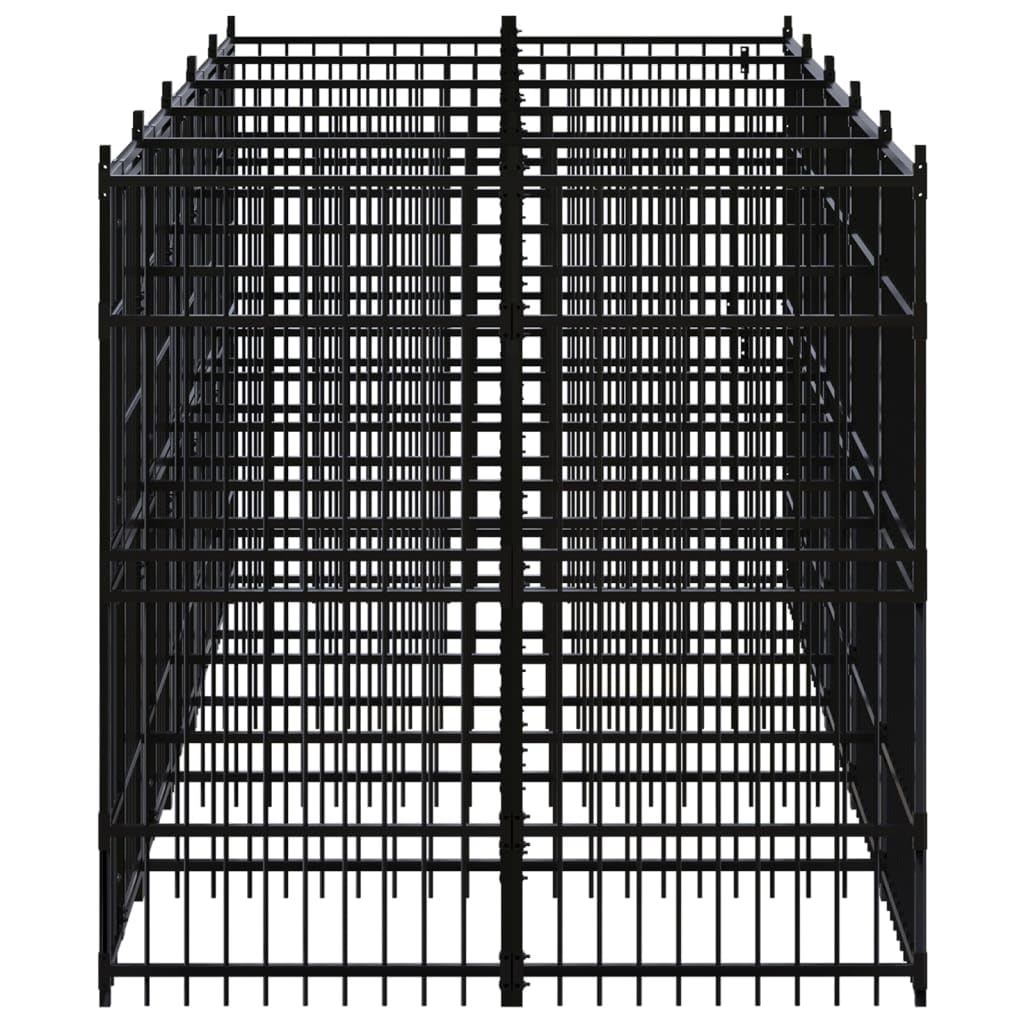 Asomie Outdoor Dog Kennel Steel 99.2 ft² Animal enclosures Pet Cage Dog Kennels Easy to Run Safe US Stock Fast Shipment