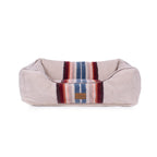 Pendleton Berber Bolster Dog Bed, Plush Kuddler with Removable Washable Cover, Pet Bed for Dogs and Cats, X-Large, Harding Tonal Natural