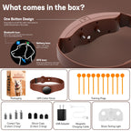 GPS Dog Collar Fence System with Free App, Electric Wireless Dog Fence