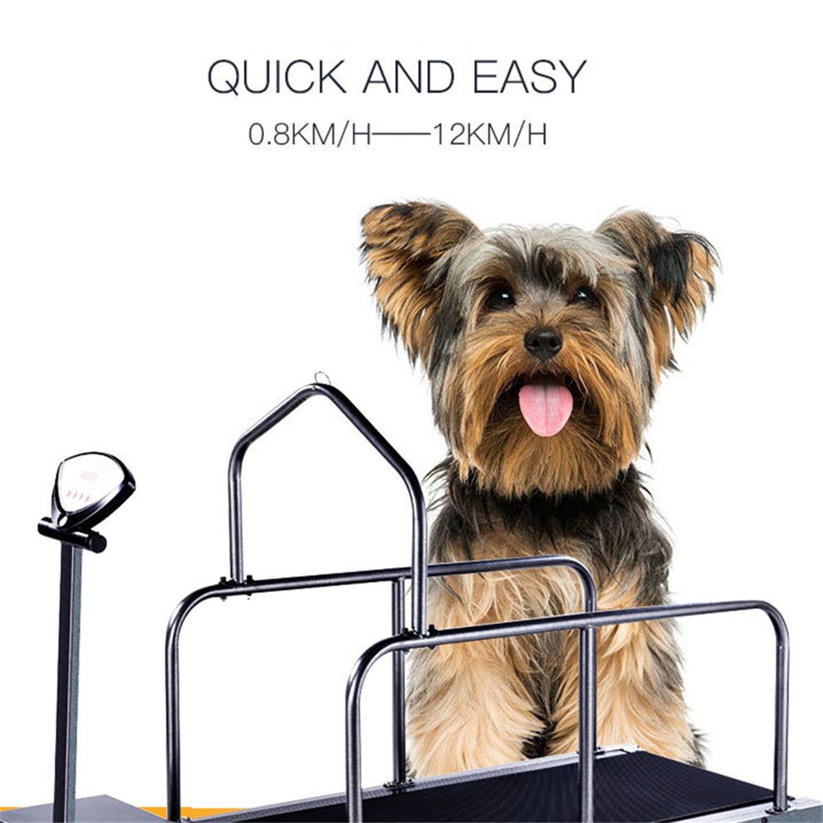 Pet Treadmill for Small/Medium/Large Dogs,Dog Running Machine w/Safe Fence,Indoor Exercise Equipment for Pet Fitness Workouts