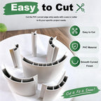 Recessed Display Cabinet Trim with Internal Support Rib, PVC