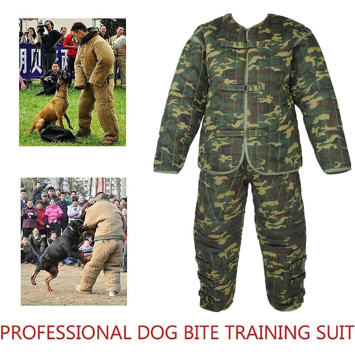 Dog Bite Training Set, Nylon Dog Tug Toys, Professional Training Equipment for Training, Biting, Interaction and Catching