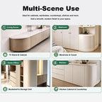Recessed Display Cabinet Trim with Internal Support Rib, PVC