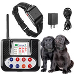 Dog Wireless Fence, Electric Pet Containment System, Waterproof and Rechargeable Training Collar Receiver, Vibration & Shock, With Accurate 2.4G Signal, Safe Effective for Stubborn Dogs,for4dogs