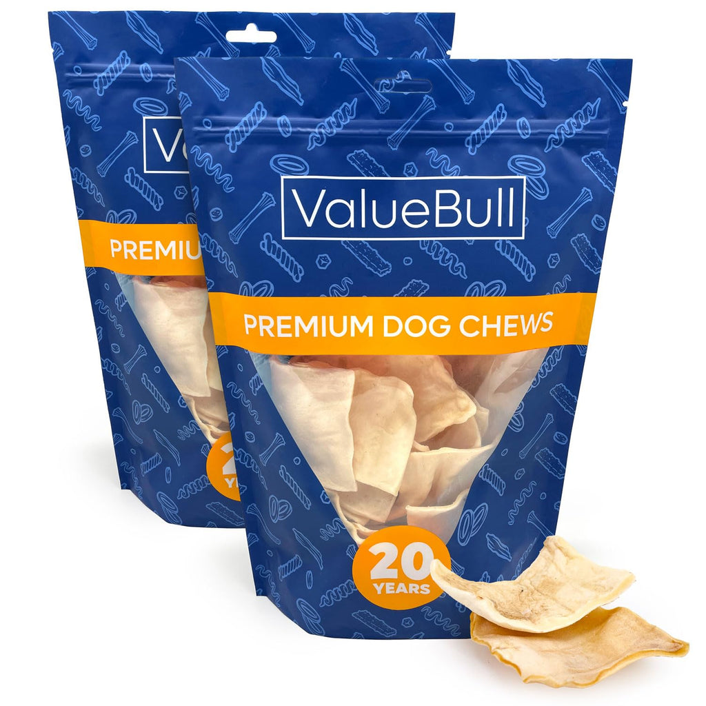ValueBull USA Beef Rawhide Chips for Dogs, Chicken, 400 Count