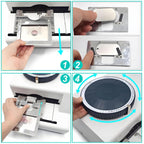 Manual Dog Tag Embosser Machine - Emboss 72 Characters - 30 Aluminum Tags & PVC Card Included - Customizable Pet ID Tags for Dogs & Cats, Easy to Use