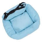 Car Seats Carrier Bed Small Dog Car Seat Pet Travel Carrier Bed PU Leather Dog Car Seat for Small Dogs Premium Dog Car Seat Portable Car Travel