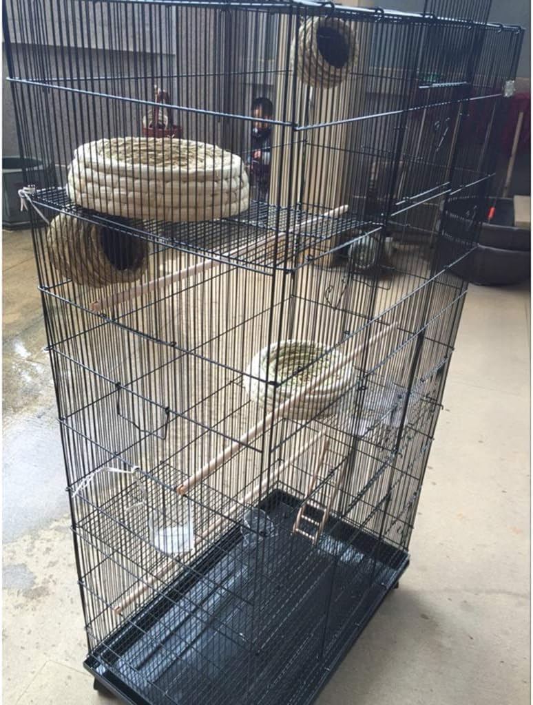 Large Bird Cage with Stand for Parrots and Small Pets,