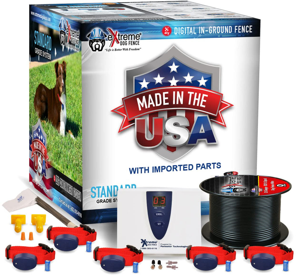 Underground Electric Dog Fence Kit, Standard, 1-Dog, 500 ft, DIY Install