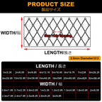 Durable 304 Stainless Steel Pet Safety Net - Flexible Weather-Resistant Mesh Fence, 18x2.5m (59x8.2ft) Multi-Functional Garden Barrier for Pets and Outdoor Use