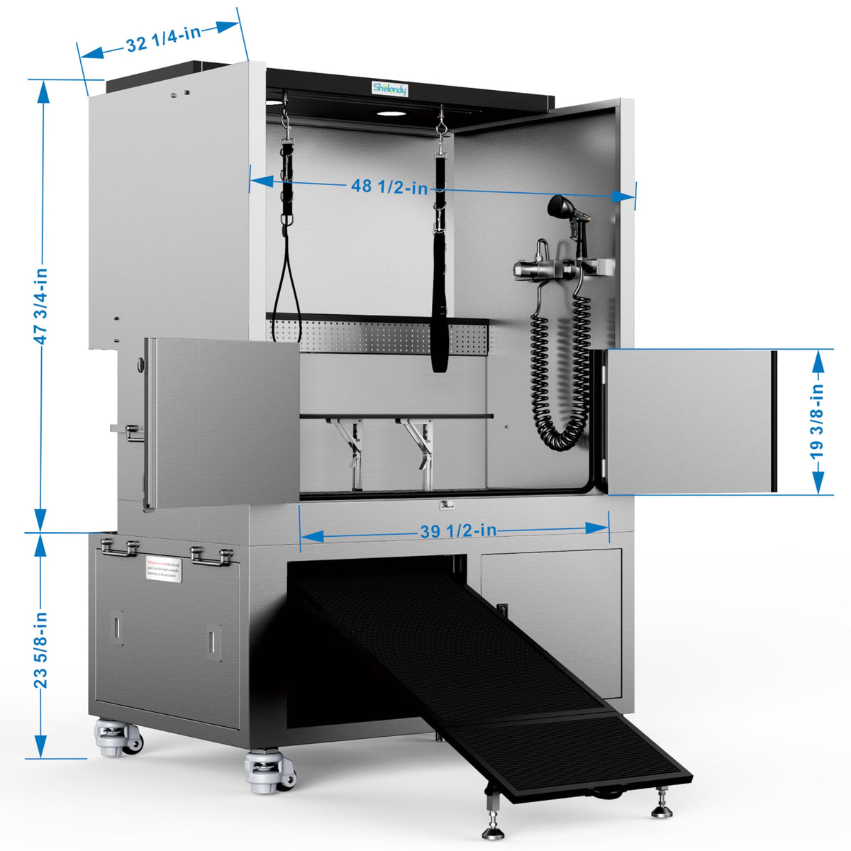 Premium Dog Wash Station Made of Heavy-Gauge One-Piece Construction
