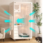 Luxury Pet House Panorama Cat Villa Luxury Cat House Spacious Indoor Cat Cage for Home Use