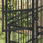 Outdoor Dog Kennel, Heavy Duty Steel Pet Exercise Playpen, 99.2 ft