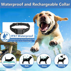 Dog Wireless Fence, Electric Pet Containment System, Waterproof and Rechargeable Training Collar Receiver, Vibration & Shock, With Accurate 2.4G Signal, Safe Effective for Stubborn Dogs,for4dogs