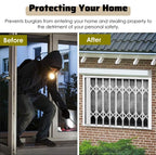 Extendable Burglar-Resistant Ground Floor Window Gate - Secure Your Home with Adjustable Anti-Burglar Protection, Perfect for Safety and Peace of Mind.