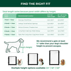 FXW ClariWall Metal & Acrylic Dog Gate, Extra Wide for Openings Up to 219"