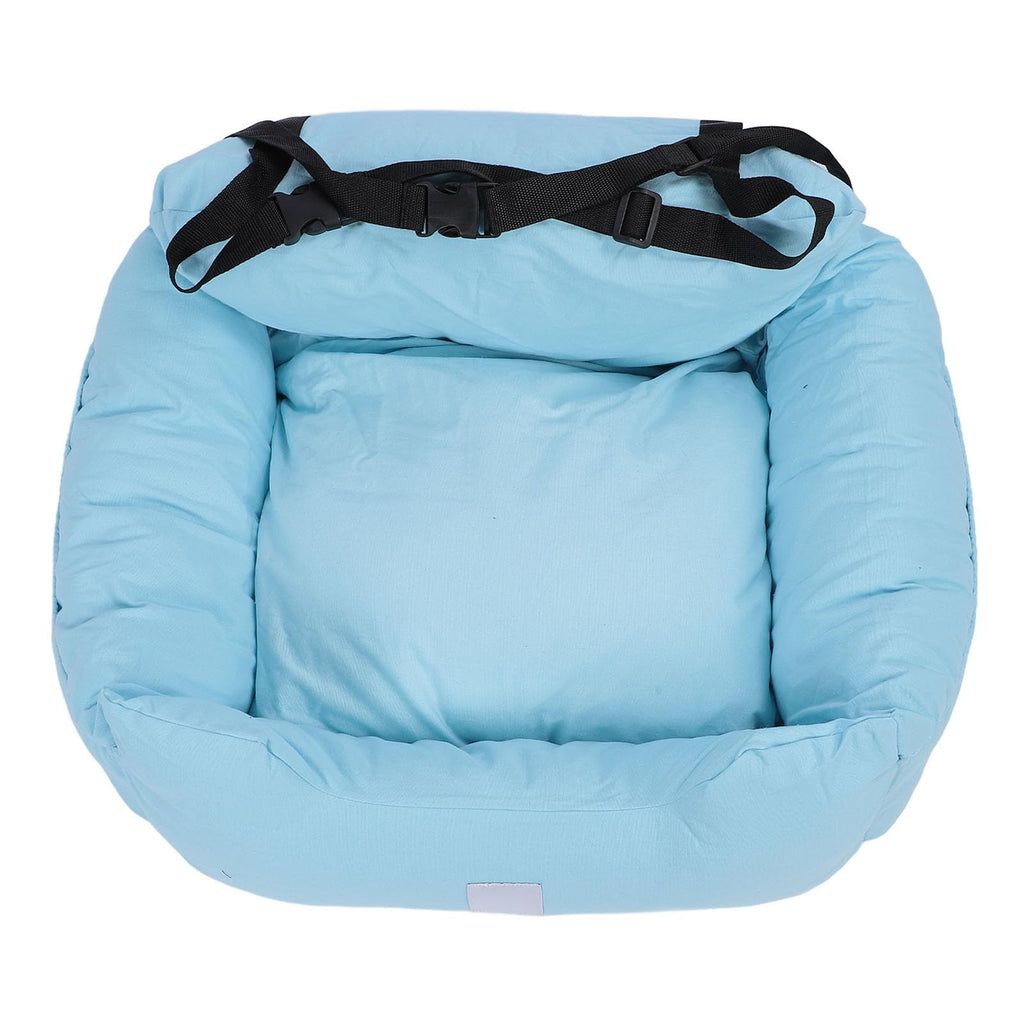 Fockety Dog Car Seat, Washable Breathable Dog Booster Car Seat Pet Booster Seat with Secure Straps, Pet Car Seat Portable Pet Travel Carrier for Small Medium Cats