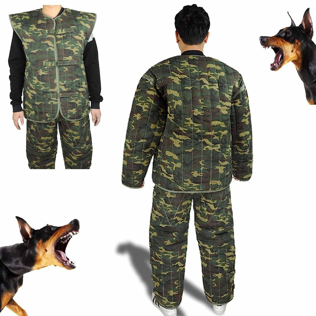 Dog Bite Training Set, Nylon Dog Tug Toys, Professional Training Equipment for Training, Biting, Interaction and Catching