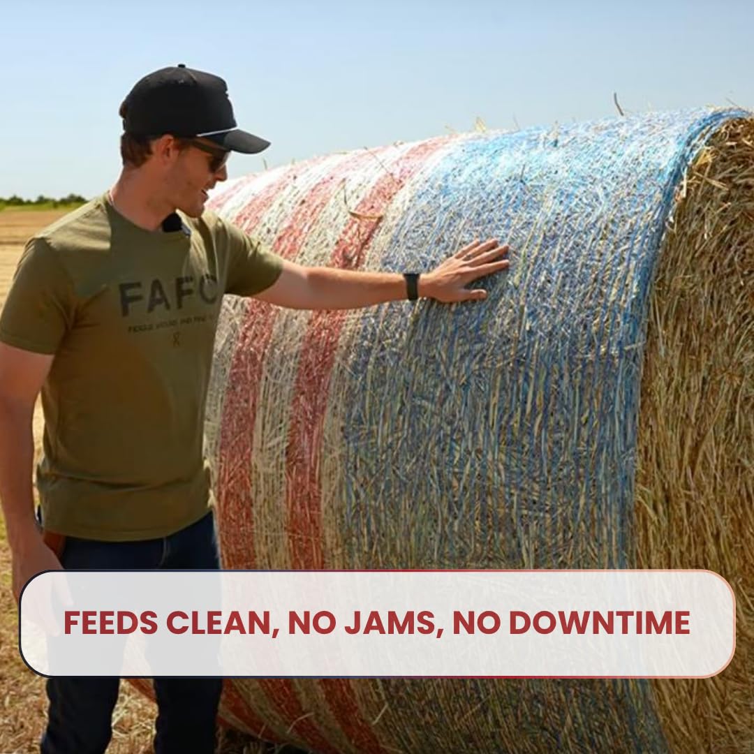 Freedom Round Bale Net Wrap, 67 in x 9000 ft - 8 Roll