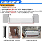 Backyard Water Barrier Gates - Durable Outdoor Safety Fences, Weather-Resistant, Easy Installation, Ideal for Home and Garden Protection, Pet and Kid-Friendly