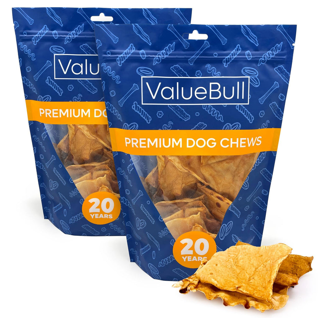 ValueBull USA Beef Rawhide Chips for Dogs, Chicken, 400 Count