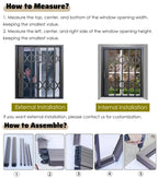 Extendable Burglar-Resistant Ground Floor Window Gate - Secure Your Home with Adjustable Anti-Burglar Protection, Perfect for Safety and Peace of Mind.