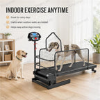 Dog Treadmill with LCD Display Dog Slat Mill