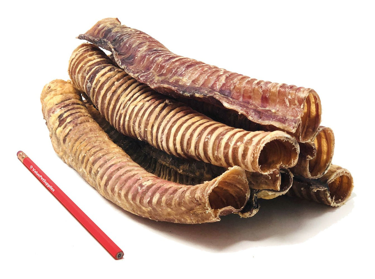 ValueBull Beef Trachea Dog Chews 10-12 Inch, 40 Count