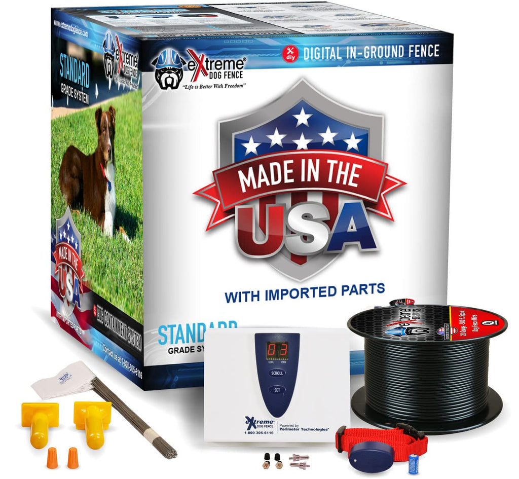 Underground Electric Dog Fence Kit, Standard, 1-Dog, 500 ft, DIY Install