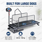 Dog Treadmill with LCD Display Dog Slat Mill