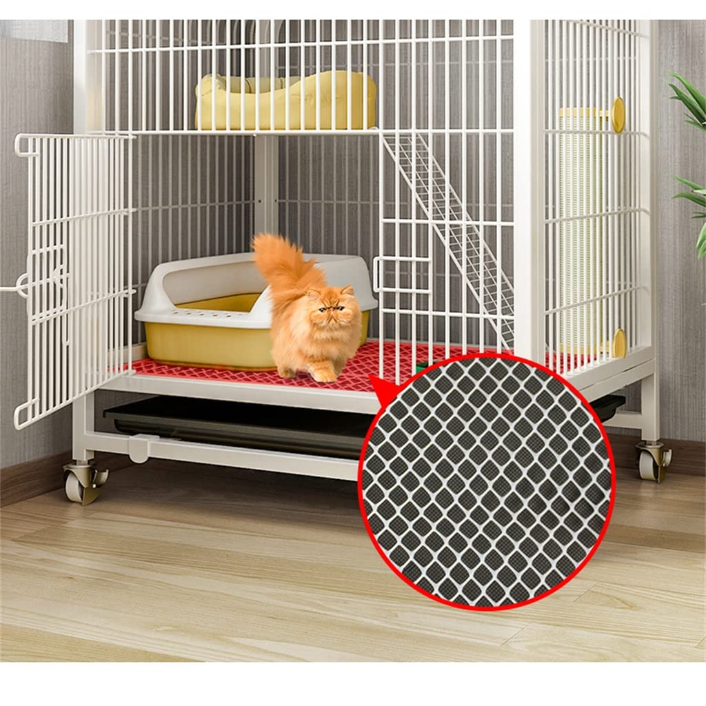 Pet Cage Two-Story Home Indoor Villa with Toilet Large Free Space Supplies